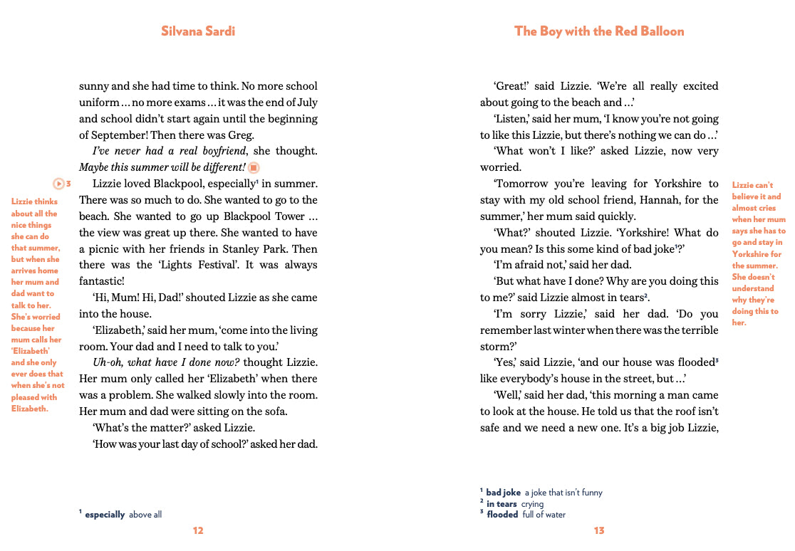 The Boy with the Red Balloon - Gradert leser - A2 - Engelsk