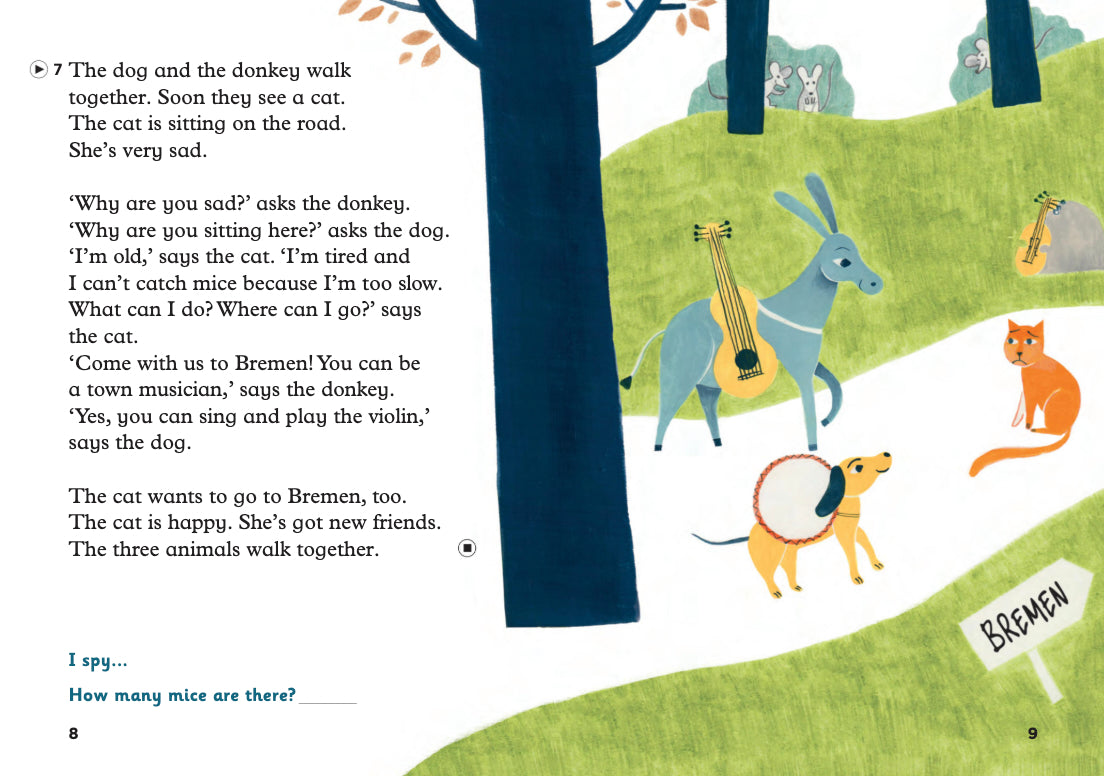 The Bremen Town Musicians - Gradert leser - A1 - Engelsk