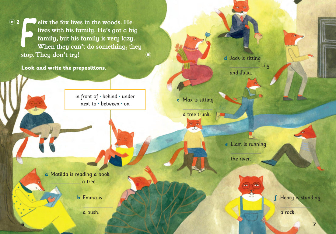 The Fox and the Grapes - Gradert leser - A1 - Engelsk