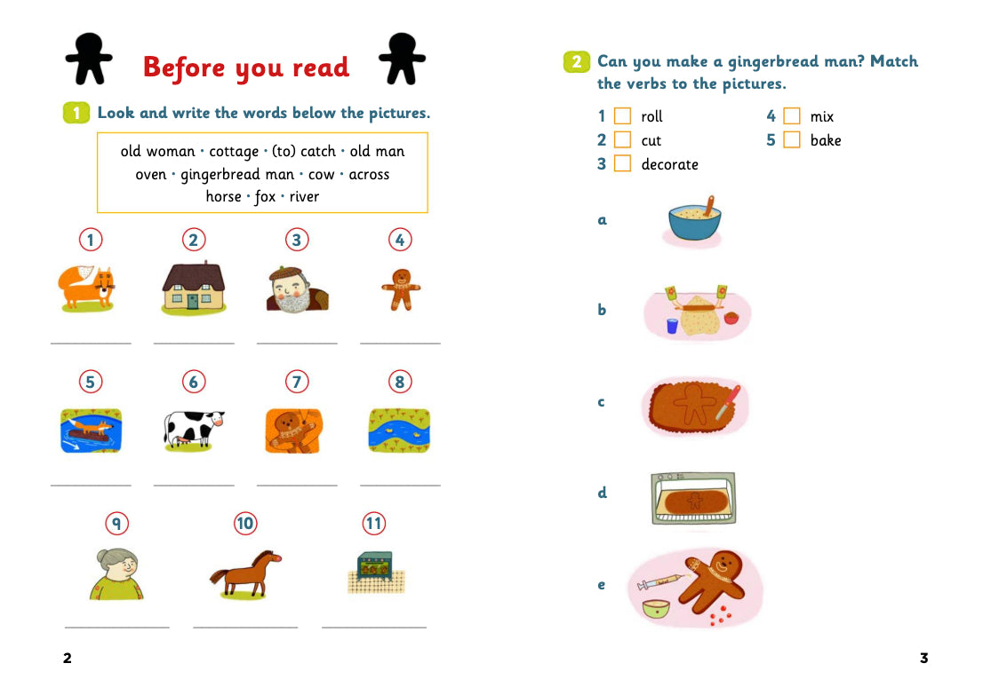 The Gingerbread Man - Gradert leser - A1 - Engelsk