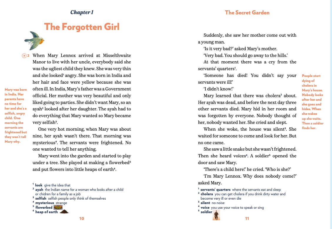 The Secret Garden - Gradert lesebok - A2 nivå - engelsk