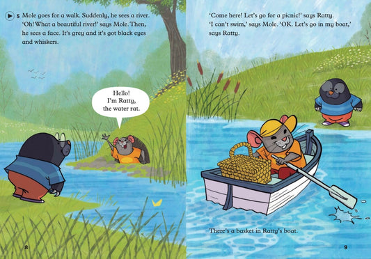 The Wind in the Willows - Young - Gradert lesebok - under A1 nivå - engelsk