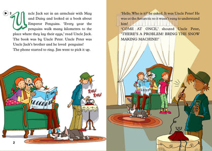 Uncle Jack and the Emperor Penguins - Gradert lesebok - A1.1 nivå - engelsk